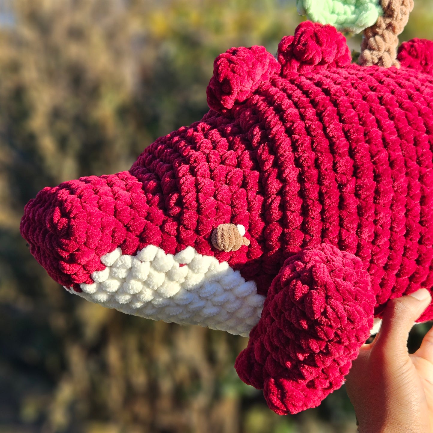 Ally the Apple Alligator Plushie