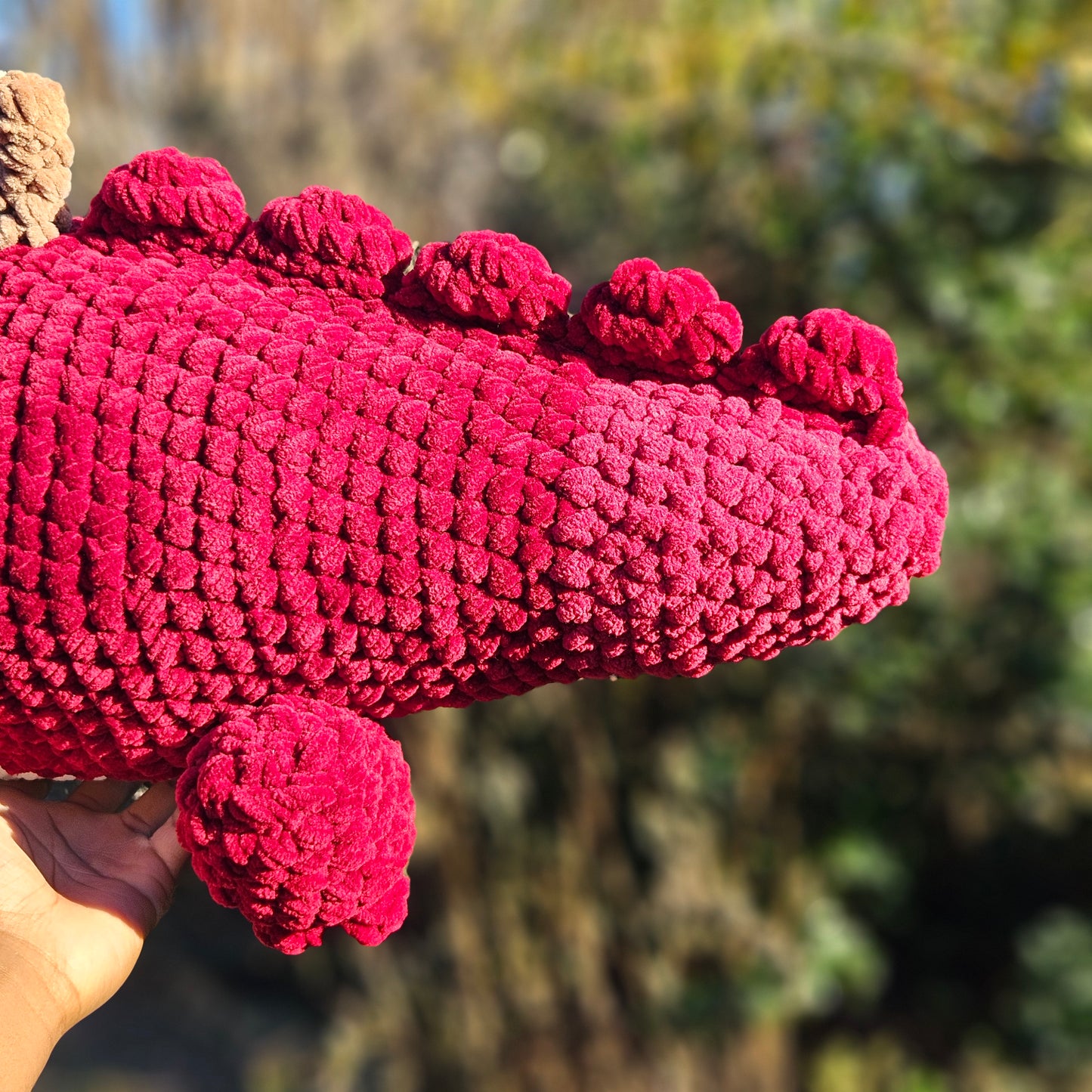 Ally the Apple Alligator Plushie