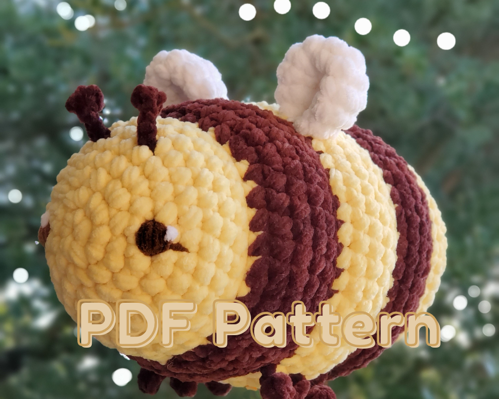 PATTERN ONLY: Crochet Honey the Bee Plushie