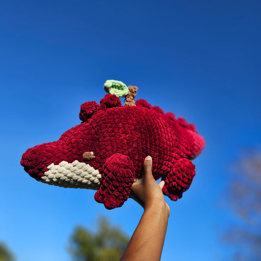 Ally the Apple Alligator Plushie