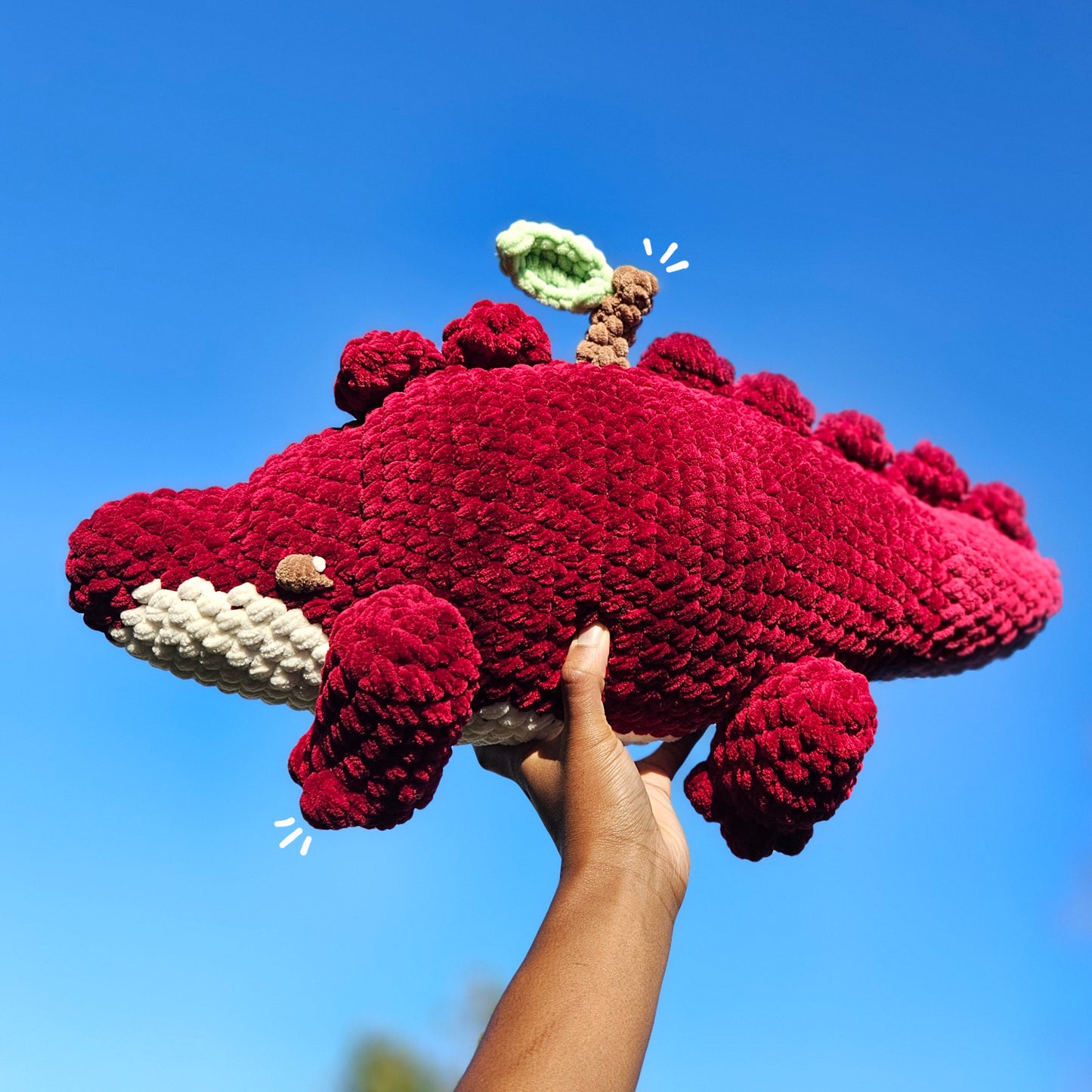 Ally the Apple Alligator Plushie