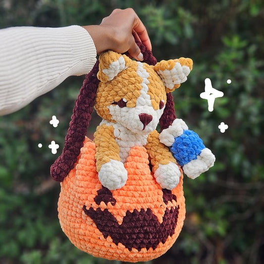 Puppy Trick or Treat Plushie
