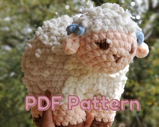 PATTERN ONLY: Crochet Sheep Plushie
