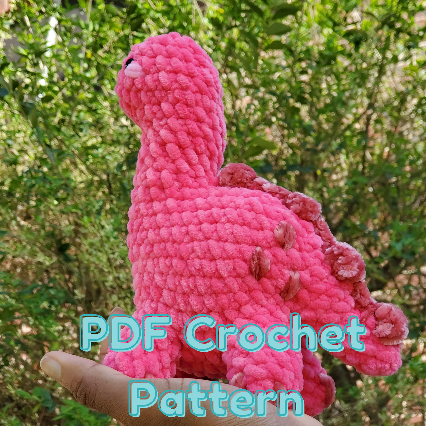 PATTERN ONLY: Crochet Dino Plushie