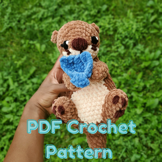 PATTERN ONLY: Crochet Otter Plushie