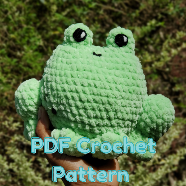 Pattern Only: Crochet Frog Plushie – Crafting In Glory